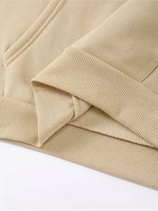 Nueva cómoda Sudadera con capucha estampada de temporada de primavera y otoño de Color sólido de poliéster 100% en estilo fino para hombres hecha en Bangladesh - Product Image 5