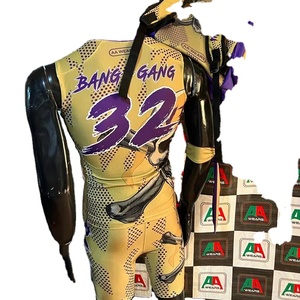 Fútbol americano Jersey bordado de talla grande transpirable estirable sublimación pantalones cortos Pakistán directo de fábrica fotos reales - Product Image 1