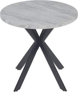 Modern Design <b>Side</b> <b>Table</b> for Living Room or Lounge Space Hot Selling <b>Black</b> Color Foldable Aluminium Home Furniture - Product Image 2