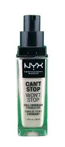 Nyx专业化妆
不能停止不会停止全覆盖基金会 # 轻Porcel 30毫升