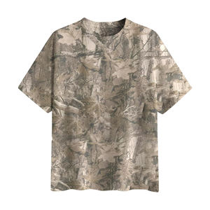 Camiseta Ligera de Camuflaje Realtree para Exteriores, Venta al Por Mayor, OEM, Diseño de Bosque, Selva, Palmeras, Secado Rápido, para Camping - Product Image 1