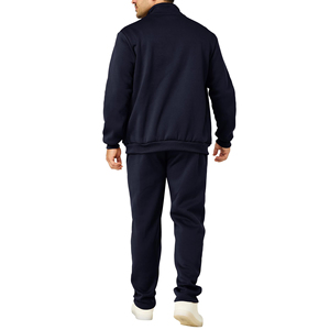 Ensemble de survêtement de course d'hiver pour hommes, doublé en polaire, logo personnalisé, équipement de jogging par temps froid, ensemble de survêtement d'entraînement en plein air - Product Image 2