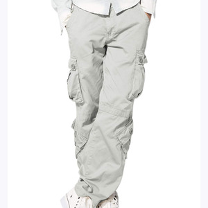 Pantalones Cargo Ligeros con Logotipo Personalizado al por Mayor, Ocho Bolsillos, Algodón de Alta Calidad, Resistentes al Viento, Transpirables, Casuales - Product Image 1