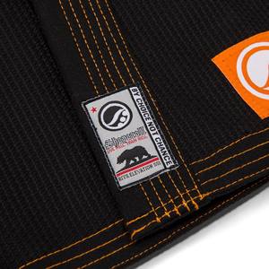 Kimono de BJJ Shoyoroll Competitor 20.4, Uniforme de BJJ Premium, Combinación Negro con Naranja - Product Image 4