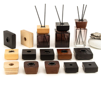 Tapa de Madera de Fresno Personalizada YUESHEN para Botellas de Perfume y Aceites Esenciales, Cubierta de Aromaterapia, Piezas Mecanizadas por CNC