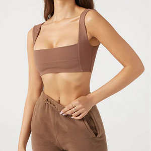 เสื้อออกกำลังกายผู้หญิงแบบผูกคอ ไซส์ใหญ่ คุณภาพสูง ระบายอากาศได้ดี สำหรับฟิตเนส โยคะ พร้อมโลโก้ด้านหน้า ผลิตตามสั่งจากโรงงาน - Product Image 3