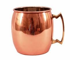 Moscow Mule Pure Copper Barrel Mug Design gaufré à la main avec poignée en laiton pur gravé Unique pour boire Cadeau à quelqu'un - Product Image 4