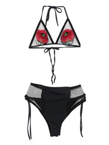 Nouveau design personnalisé, tenue de plage sexy une pièce à perles audacieuses, ensemble de bikini 2 pièces prêt à porter pour les sorties à la plage - Product Image 3