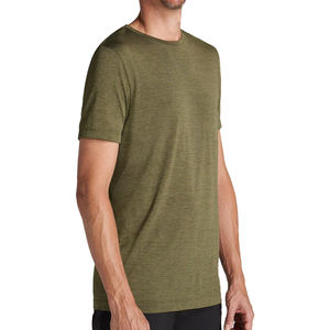 T-shirt pour homme de haute qualité, couleur unie, respirant, écologique, fabrication sur mesure, design personnalisé, décontracté, grande taille, Bangladesh - Product Image 2