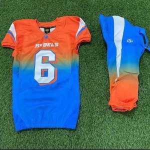 Ropa deportiva profesional Uniforme de fútbol americano Ropa de práctica Uniforme de rugby de fútbol americano para hombres - Product Image 6