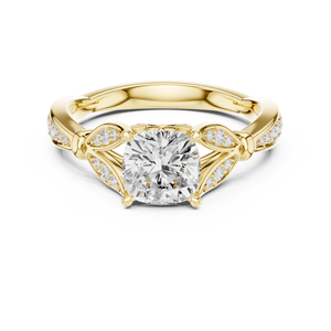 Anillo de oro de 14K para mujer, diseño hecho a mano, joyería de moda al por mayor - Product Image 5