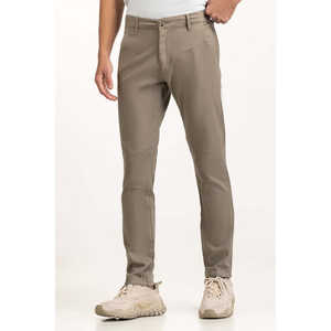 Pantalones Chino Caqui MN-TRC-WS24-022 Transpirables de Corte Recto Casuales Tallas Grandes OEM Pantalones de Chándal Teñidos Lisos de Tela Pesada - Product Image 4