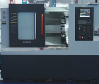 Torno CNC de Cama Inclinada de Alta Precisión LK-200L con Torreta Servo de 12 Herramientas y 11kW