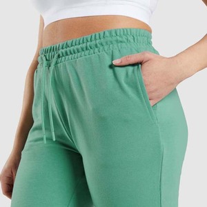 Wholesale Custom Mid Waist Women's Jogger Sweatpants Fleece Winter Streetwear Customized Logo Casual Cargo Style Pants Trousers - Product Image 4