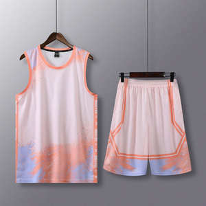 Maillot de basket-ball de haute qualité et short uniforme en maille respirante pour l'entraînement et le match - Product Image 1