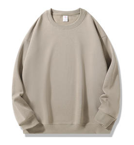 Sudadera informal para hombre, color negro liso, cuello redondo, corte regular, manga larga - Product Image 6