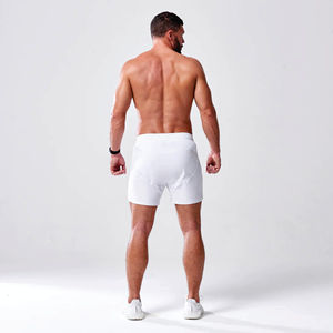 Pantalones Cortos Casuales de Cintura Media para Hombre, Personalizados, Sólidos, Transpirables, de Algodón, para Fitness, Deportes, Moda Urbana - Product Image 2