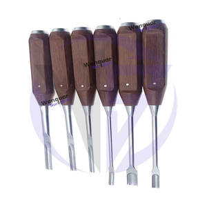 Juego de 6 Herramientas de Cirugía Ósea de Acero Inoxidable de Alta Calidad, Osteótomos, Cinceles y Curetas Óseas para Uso Ortopédico, Marca Wenquar - Product Image 2