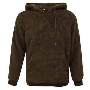 Sudadera gruesa de Sherpa para hombre, Sudadera con capucha de mezcla de algodón de alta calidad para hombre, cálida y cómoda, esencial para el invierno - Product Image 4