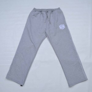 Pantalons de jogging tendance en coton 100% personnalisés, broderie personnalisée, pantalon formel décontracté pour homme, streetwear, travail, jambe droite, coupe slim, respirant - Product Image 2