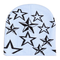 Venta al por mayor personalizada Jacquard Knit Beanies Logotipo personalizado Adulto Algodón/Lana Toque Sombreros Bonnet Y2K Unisex Carácter Transpirable