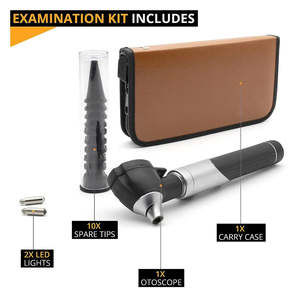 Otoscope manuel chirurgical Astrin, instrument médical, lentille à visibilité améliorée pour une utilisation chirurgicale ORL et un diagnostic précis de l'oreille - Product Image 2