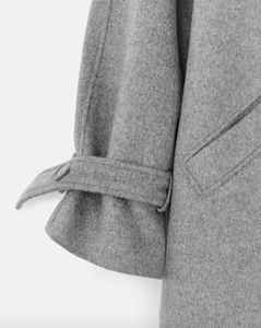 Qito International Femmes Élégant Couleur Unie Mi-longueur Épaissir Chaud Mélange De Laine Longs Manteaux Long Manteau Pour Les Femmes - Product Image 5