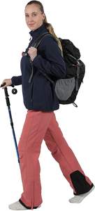 Nouvelle veste Softshell personnalisée pour femme, coupe-vent, imperméable, polaire, fermeture éclair, veste Softshell - Product Image 6