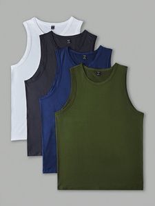 100% Cotton Men's Tank Top Sleeveless Active Gym Workout Shirt - Product Image 4