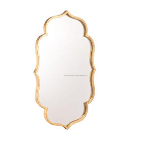 Espejo de diseño con soporte Rectangular para sala de estar, moderno y contemporáneo, decoración de pared de Metal, espejos montados completos - Product Image 2