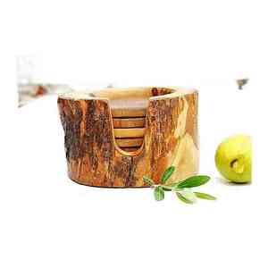 ที่รองแก้วไม้วอลนัทงานประดิษฐ์ดีไซน์ตามสั่งทำในอินเดีย - Product Image 3