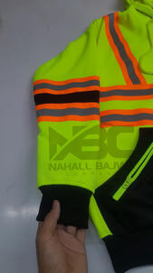 Safety Hi Vis Safety Hoddies Capa de lluvia impermeable reflectante Alta visibilidad. - Product Image 4