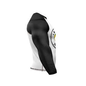 Protège-éruption à manches longues imprimé par sublimation personnalisée en gros Chemise de compression personnalisée Concevez votre propre protège-éruption MMA personnalisé - Product Image 6