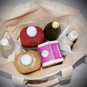 Sac fourre-tout en nylon personnalisable, résistant, pour épicerie et plage, avec poignée en corde - Sac de shopping promotionnel multi-usages - Product Image 3