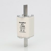 Fusibles céramiques NT1 pour la protection des dispositifs semi-conducteurs, fusible AC 800V avec capacité de coupure de 50kA, indication de soufflage rapide