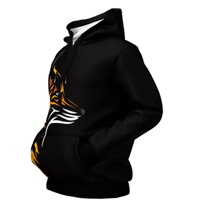 Sudadera con Capucha Personalizada de Forro Polar Grueso 100% Algodón para Hombre, Estilo Urbano, Transpirable, Resistente al Viento, OEM - Product Image 2