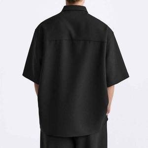 2025 nouvelle meilleure vente hommes fermeture éclair Polo col tenue décontracté Polo t-shirt à manches courtes pour hommes vêtements coton grande taille - Product Image 4