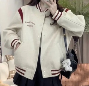 Personnaliser la conception Logo Varsity Jacket Fabricant Quick Dry Windproof Varsity Jackets Trendy Women's Letterman Jackets - Product Image 6