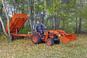 Tractores de ruedas usados Kubota L3901 y L3301 de 40 HP en venta. Componentes principales: motor, bomba de engranajes. - Product Image 2