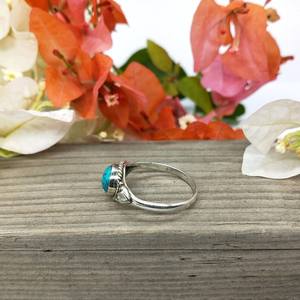Bague en pierre turquoise Boho Bijoux en argent sterling - Product Image 6