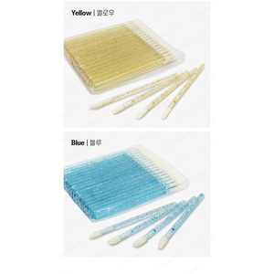 50pcs Glitter Mini Lip Brush Thin Style Sparkling Lip Sol Plastic Stick with Suction-cup Material Lip Brus - Product Image 6