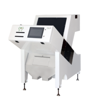 Petite machine de tri pour l'élimination de l'aflatoxine, machine de tri de noix de muscade pour l'élimination des particules d'aflatoxine avec technologie de lumière UV