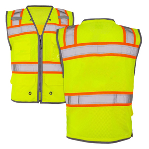 Veste de sécurité réfléchissante légère, respirante, imperméable et facilement lavable pour vêtements de travail haute visibilité, couleurs personnalisées, polyvalente - Product Image 2