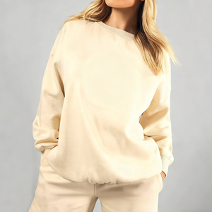 Sudaderas con Capucha Personalizadas de Invierno, Tejidas, de Algodón Grueso, con Bordado de Chenilla, Estilo Cuadrado, para Mujer - Product Image 6