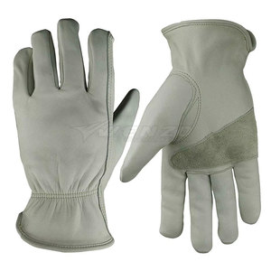 Gants de mécanicien en cuir avec logo personnalisé, haute qualité, poignet réglable, respirants, durables, réduisant les chocs, pour hommes, prix bas - Product Image 1
