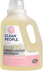 Clean People Eco-Friendly Baby-Safe <b>Liquid</b> Laundry Detergent Fragrance-Free, 200 Loads - Product Image 4