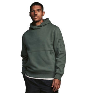 OEM Sweat à capuche lourd et surdimensionné avec poche Pull-over unisexe en polaire d'hiver Sweat à capuche personnalisable et sweat à capuche de couleur grise - Product Image 1