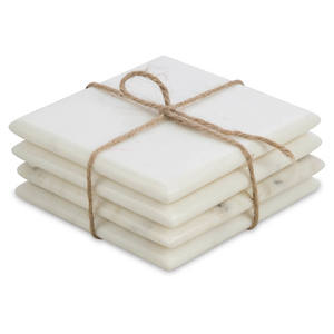 Sous-verres de thé en marbre naturel en forme de cœur pour hôtel, bureau, maison, fabriqués à la main, design naturel, bon marché - Product Image 5