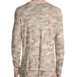 Camiseta de Caza de Manga Larga con Camuflaje para Hombre, Cuello Redondo, Camiseta de Camuflaje para Exteriores, Logotipo Personalizado, Poliéster/Algodón, Impresión por Serigrafía - Product Image 3