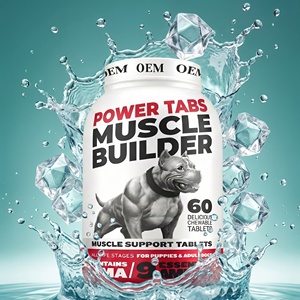 Comprimés de renforcement musculaire pour chiens avec ZMA, soutien à la récupération protéinée, friandises à mâcher molles pour chiens de type <span class=keywords><strong>Bully</strong></span>, <span class=keywords><strong>Pitbull</strong></span> et chiens de travail - Product Image 2